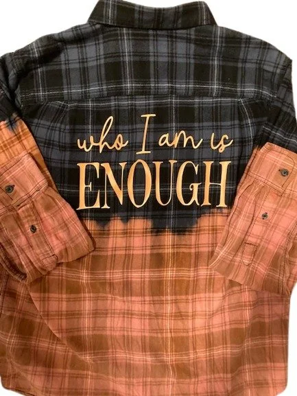 Unique Bleached Flannel Shirts