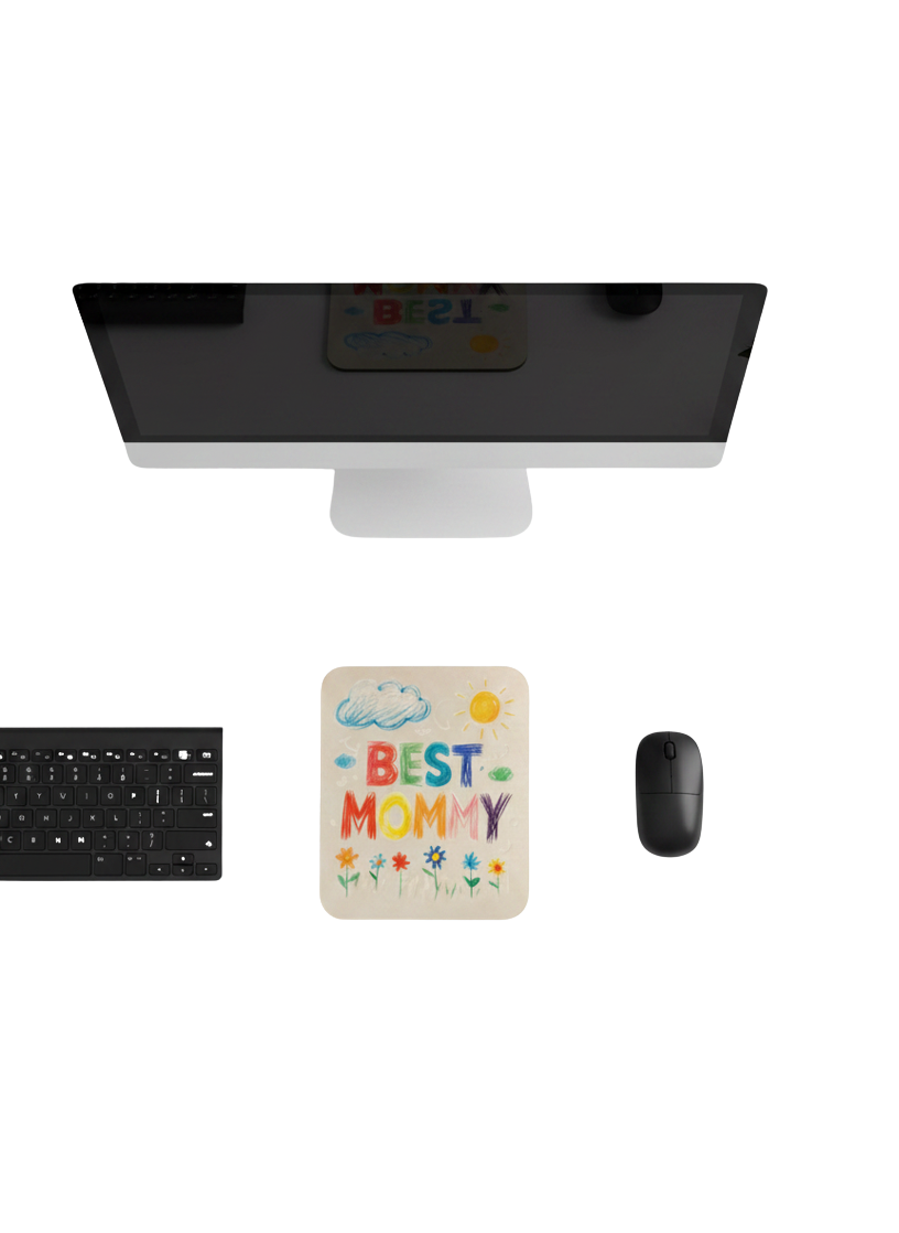 Best mommy mouse pad on a desk .png