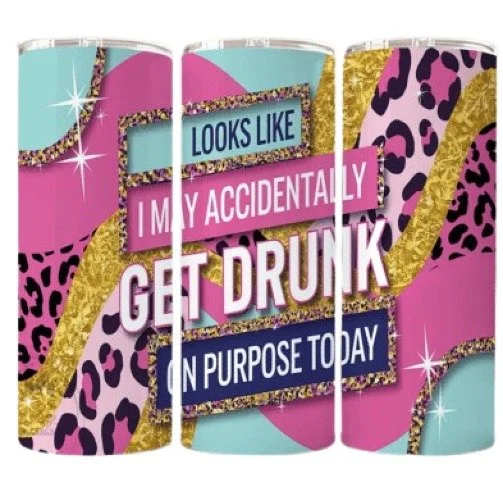 Drinking humor tumbler