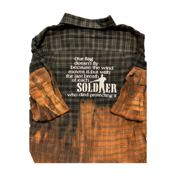 distressed bleached shirt