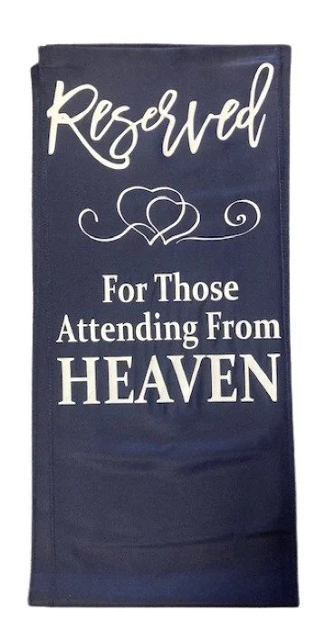 empty chair at wedding