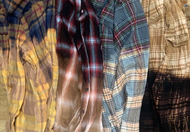Bohemian flannel tops