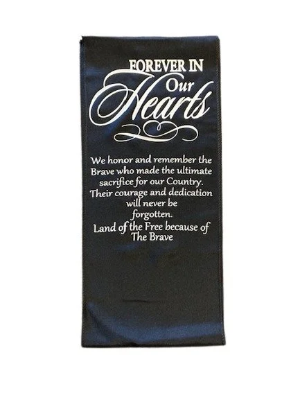 Chair banner for Memorial Day