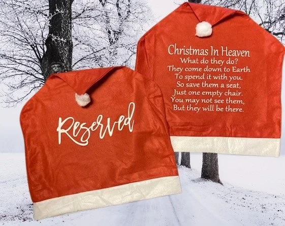 Christmas in Heaven Chair Cover