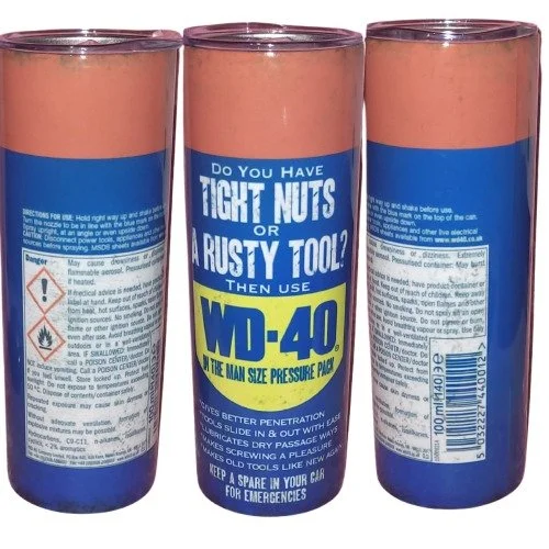 20 oz Stainless Steel Tumbler | WD-40 Humor - Tight Nuts & Rusty Tools