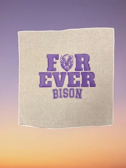 Forever Bison Buffalo School Spirit Hanky