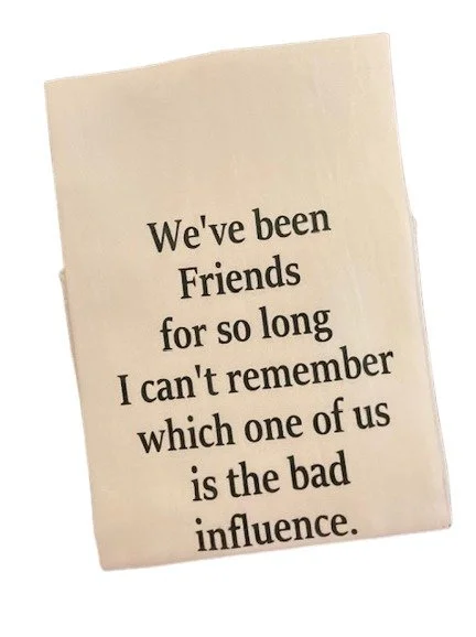 Best friend gift towel with saying