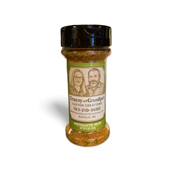 Granny and Grandpa’s Mesquite Dry Rub – 5oz Bottle