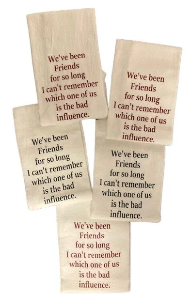 Granny and Grandpa’s funny kitchen towel for friends