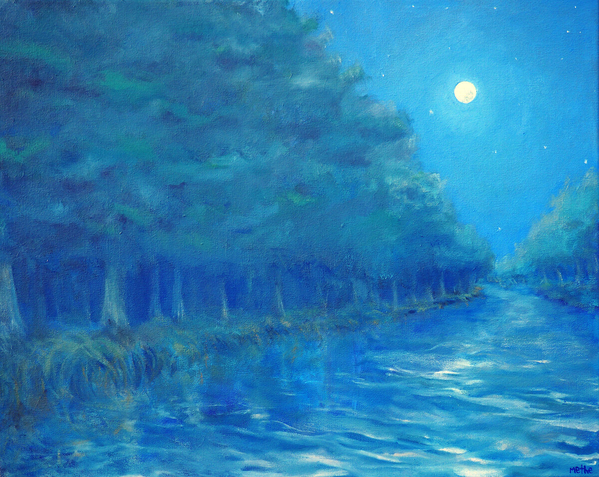 “Moonlit Bayou”  