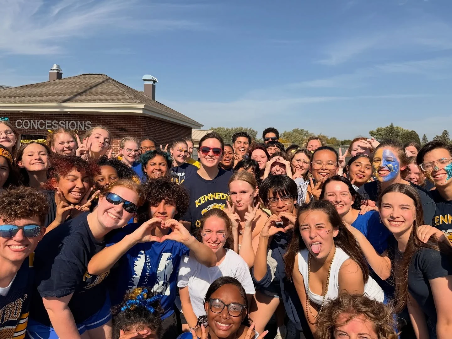 Happy Homecoming! We traded the stage for the football field today for our halftime performance ☀️