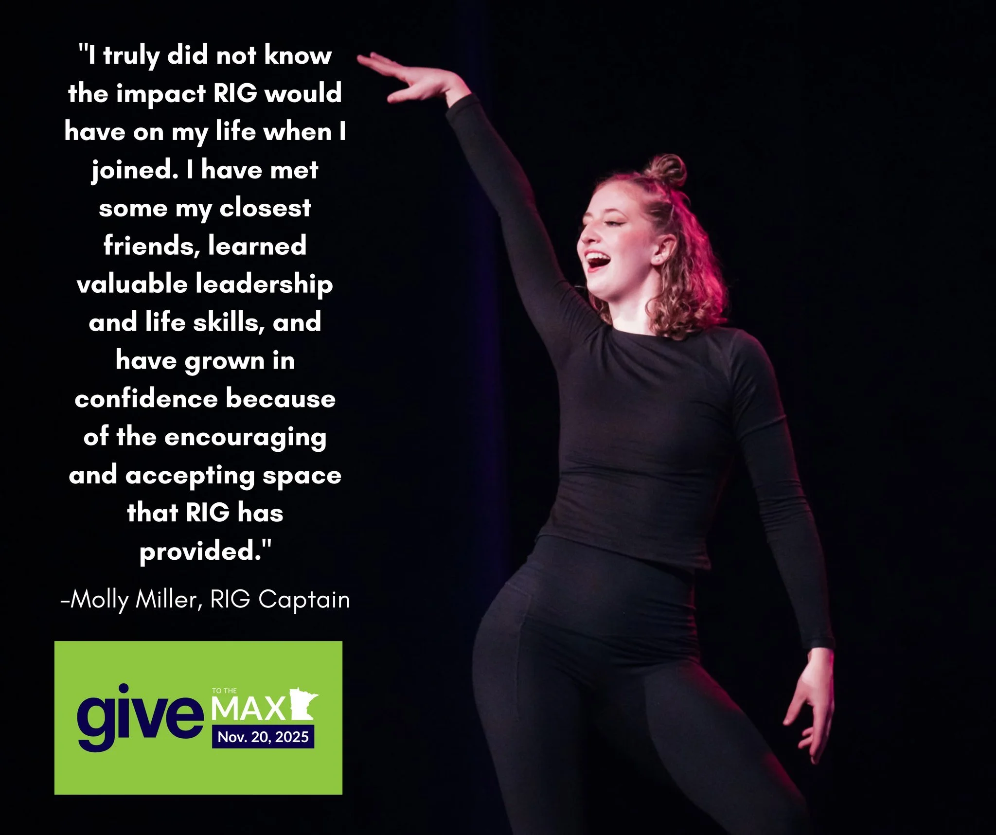 It's Give to the Max Day! Every gift given today helps inspire a new generation of Kennedy Choir members to live their dreams. 

Check out what our captains have to say about their experience in Rhythm in Gold. 

Make your gift today at www.givemn.or