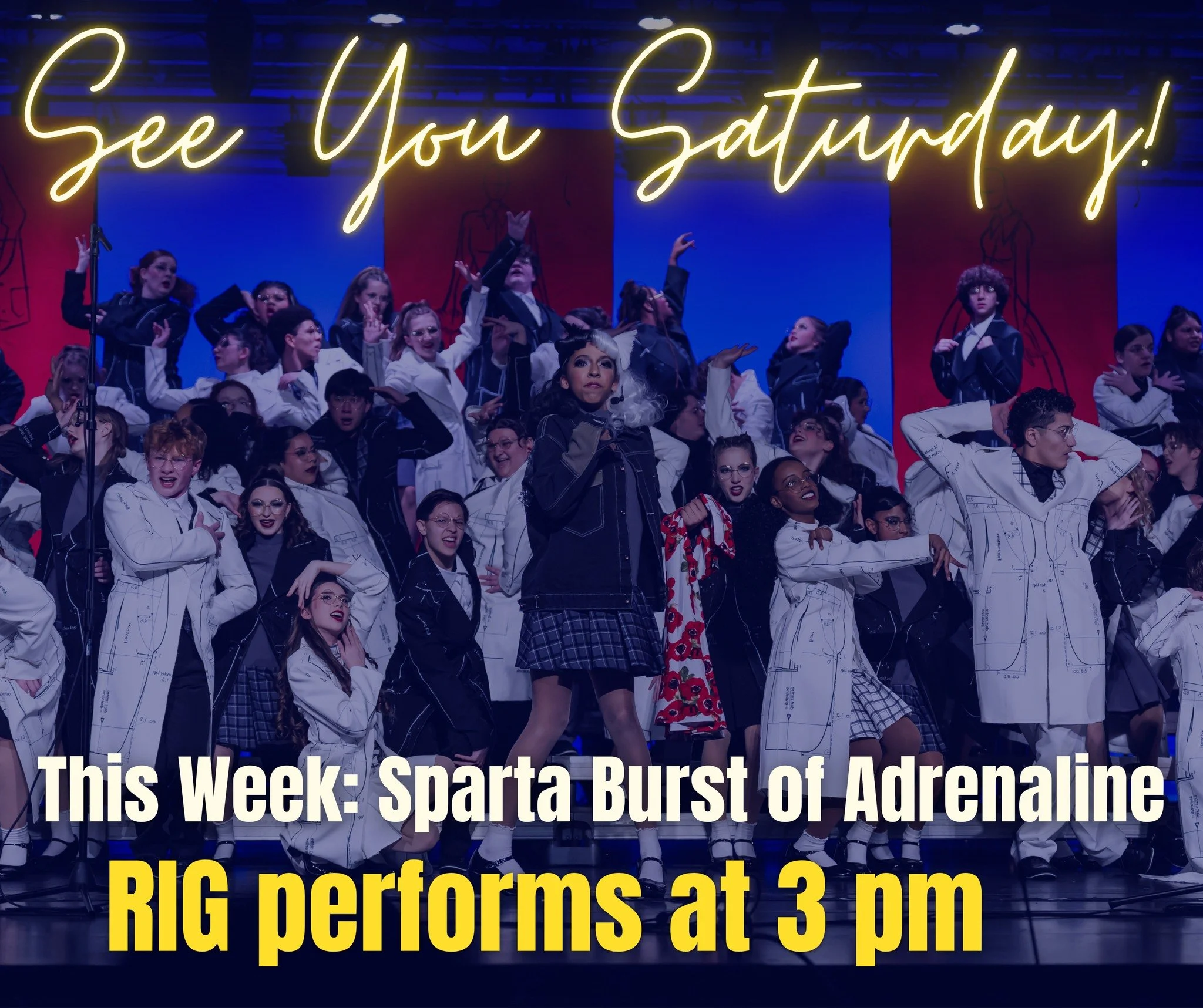 Back at it this week! See you on Saturday, Sparta.