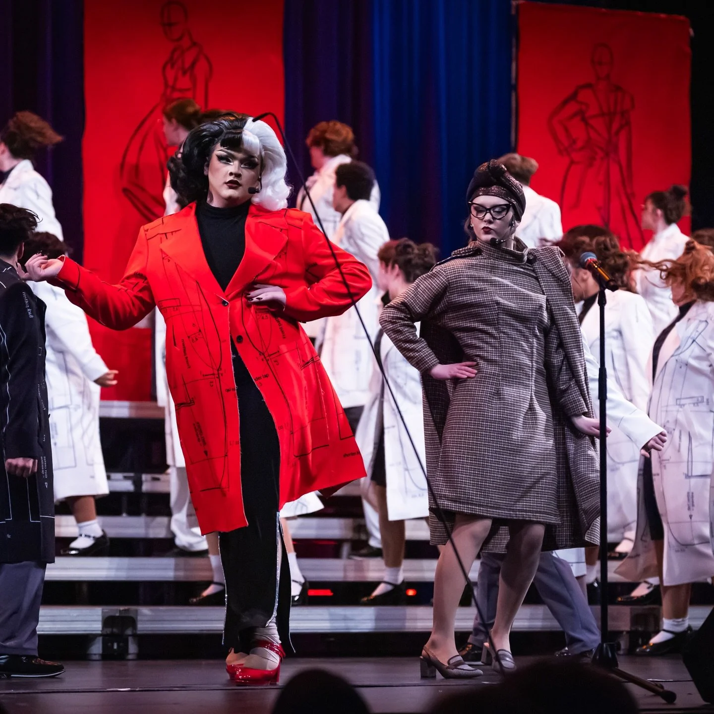 Let&rsquo;s give it up for our incredible soloists this season!

Zoey Rankine as Estella
Aubree Fugleberg as The Baroness
Indigo Gabriel as Cruella
Noah Jordan and Hans Sonnenberg as Horace and Jasper

Incredible work 👏👏