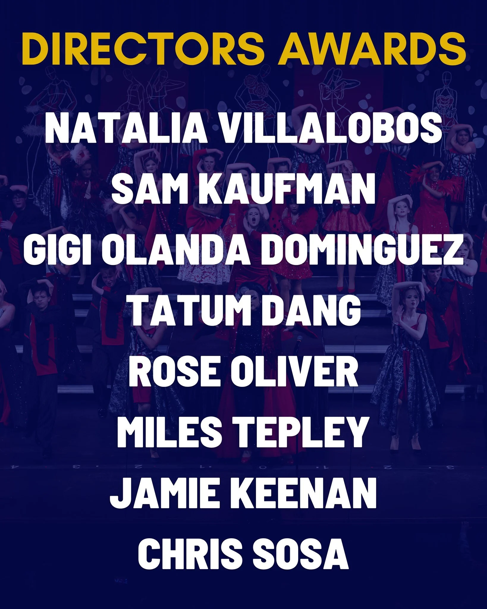 Tonight, we celebrated a phenomenal show choir year at our banquet tonight! Congratulations to our award recipients 👏