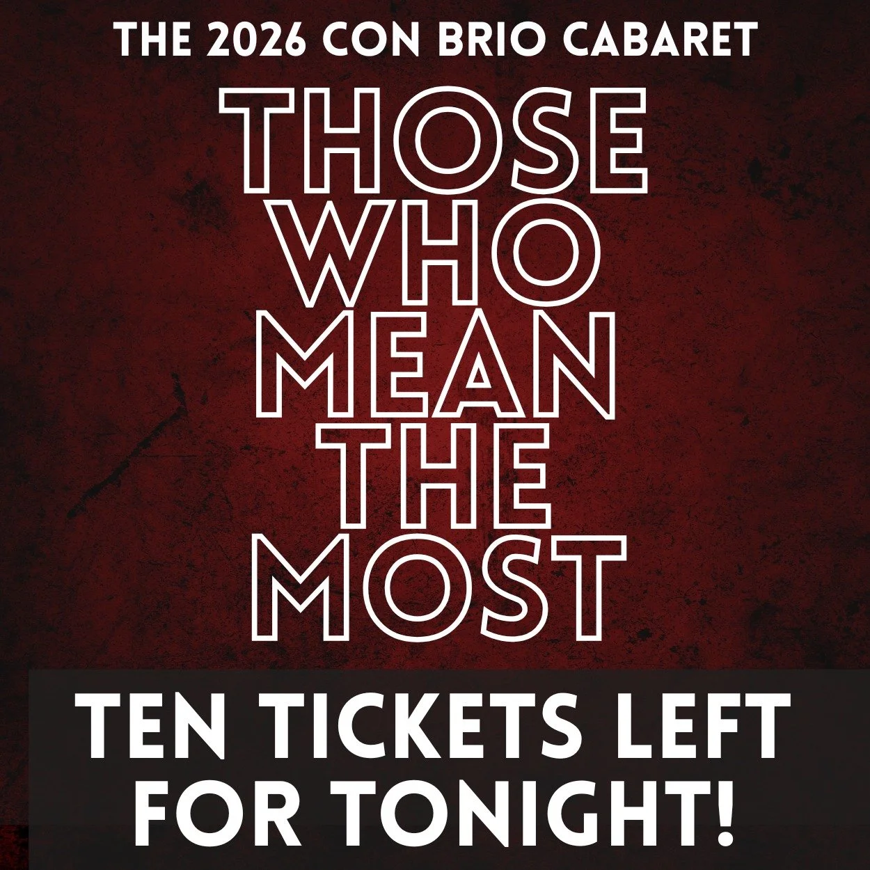 We just added ten more seats for tonight! Get them before they're gone. 

kennedychoirs.org