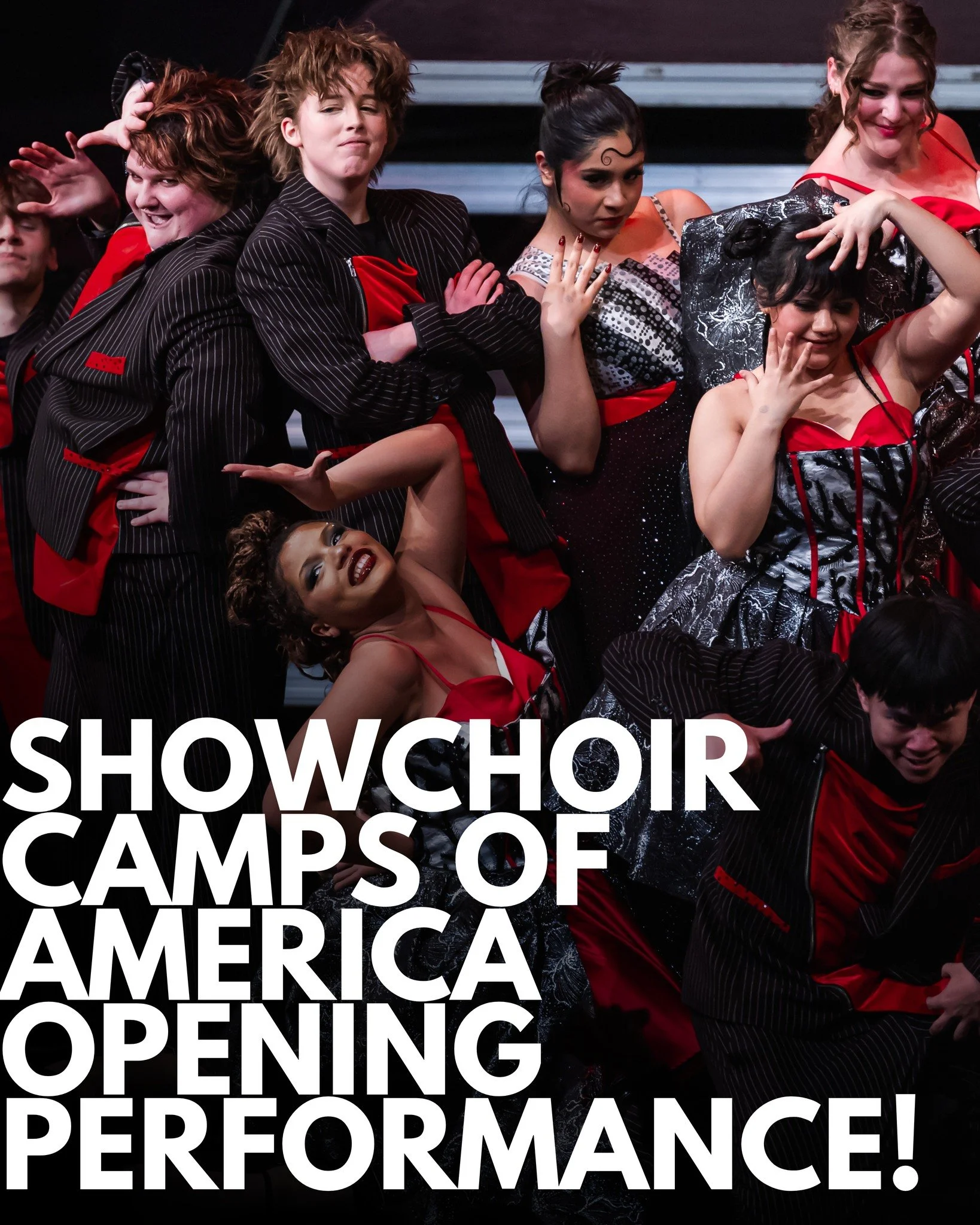 We can't wait to open @showchoircampsofamerica  this weekend with our final performance of CRUELLA! Your five-time grand champs will hit the stage in Illinois to kick off an incredible week of show choir for students across the nation. 

It takes a v