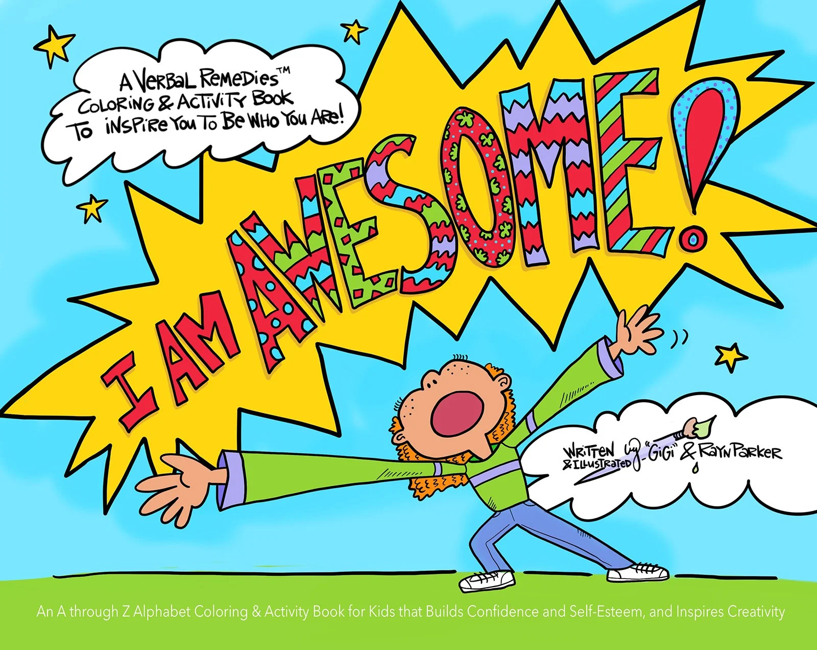I Am Awesome Coloring & Activity Book for kids