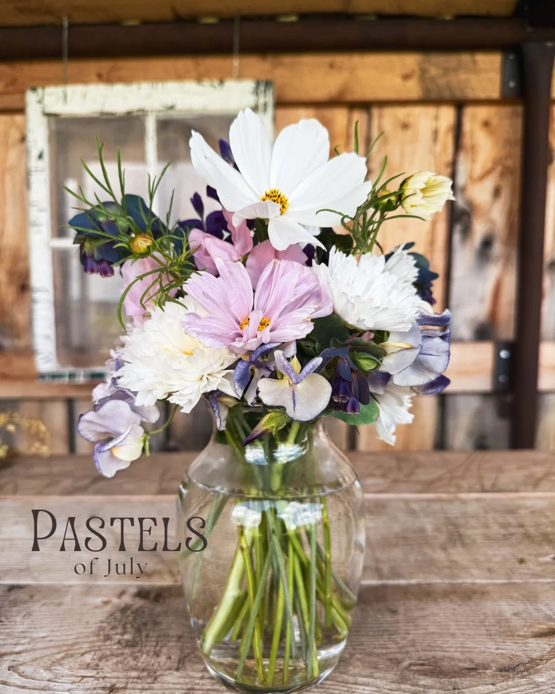 Warm summer nights, armloads of blooms to create freely, while listening to music from an era long before I was born has got to be one of my favourite things&hellip;

I believe God gave us flowers as a way to escape, then again, I think they were als