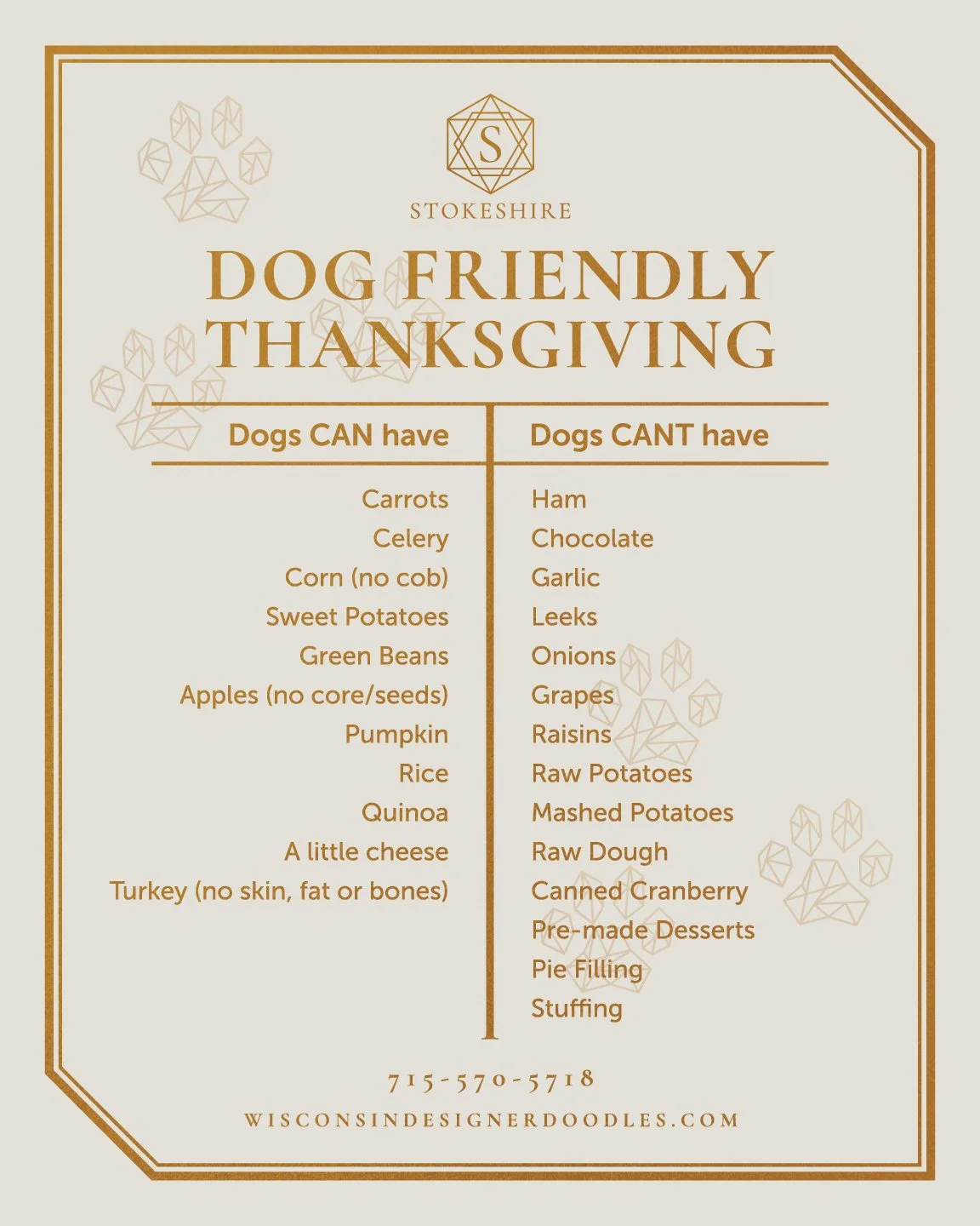 What Can I Feed My Doodle Puppy on Thanksgiving?