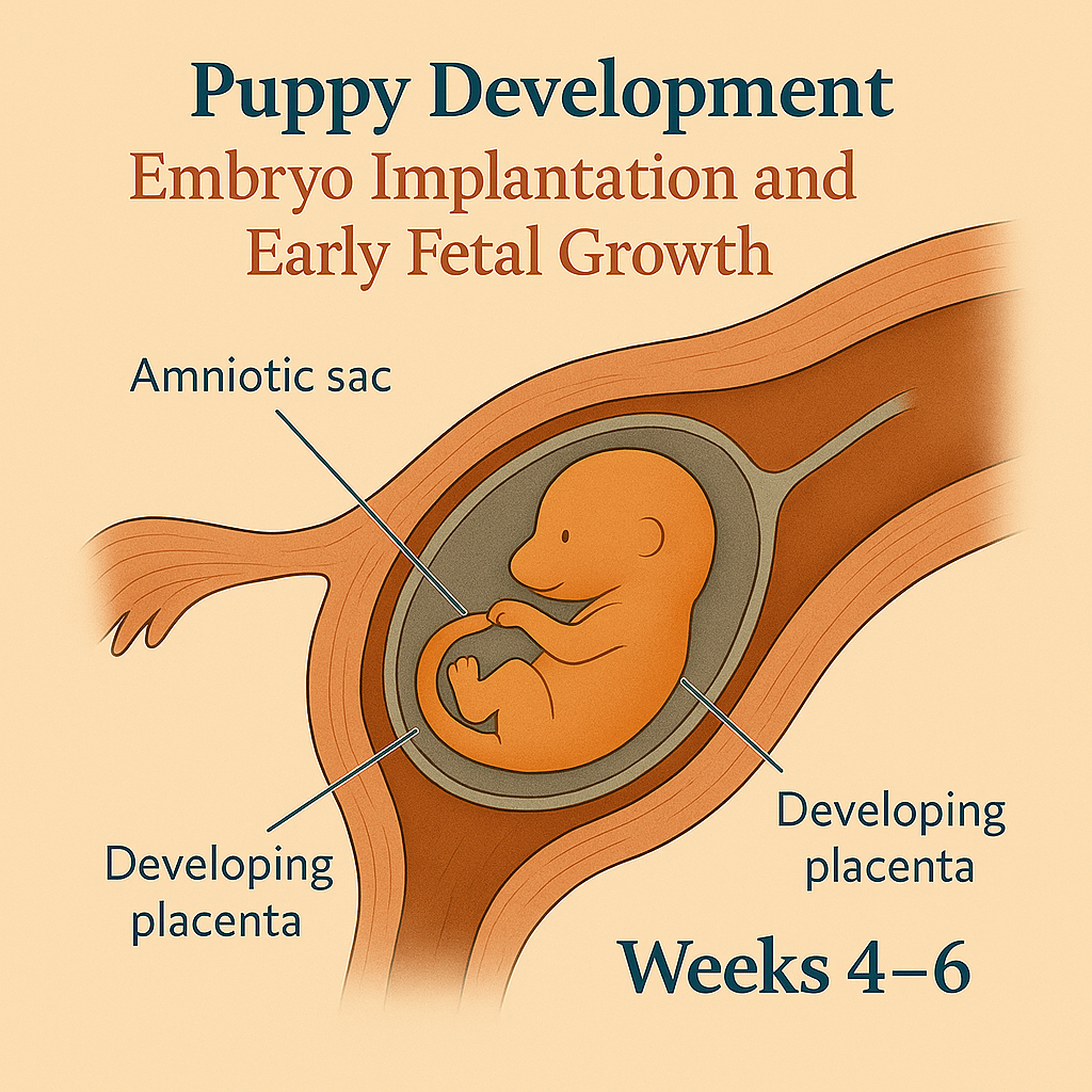 View of In-Utero Puppy Development Timeline: Placenta, Fetal Growth & Whelping ...