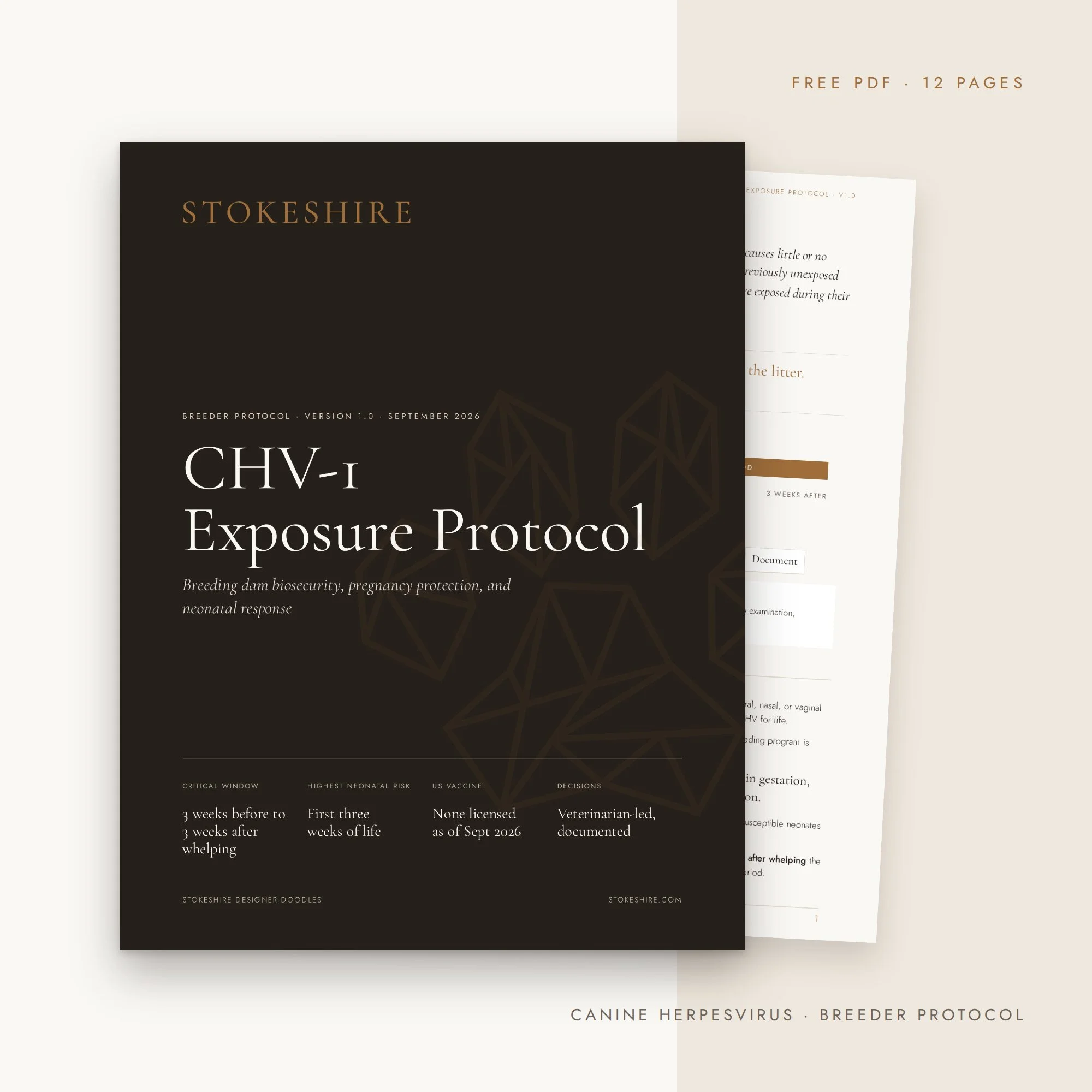 Free CHV-1 Exposure Protocol for Breeders (PDF)