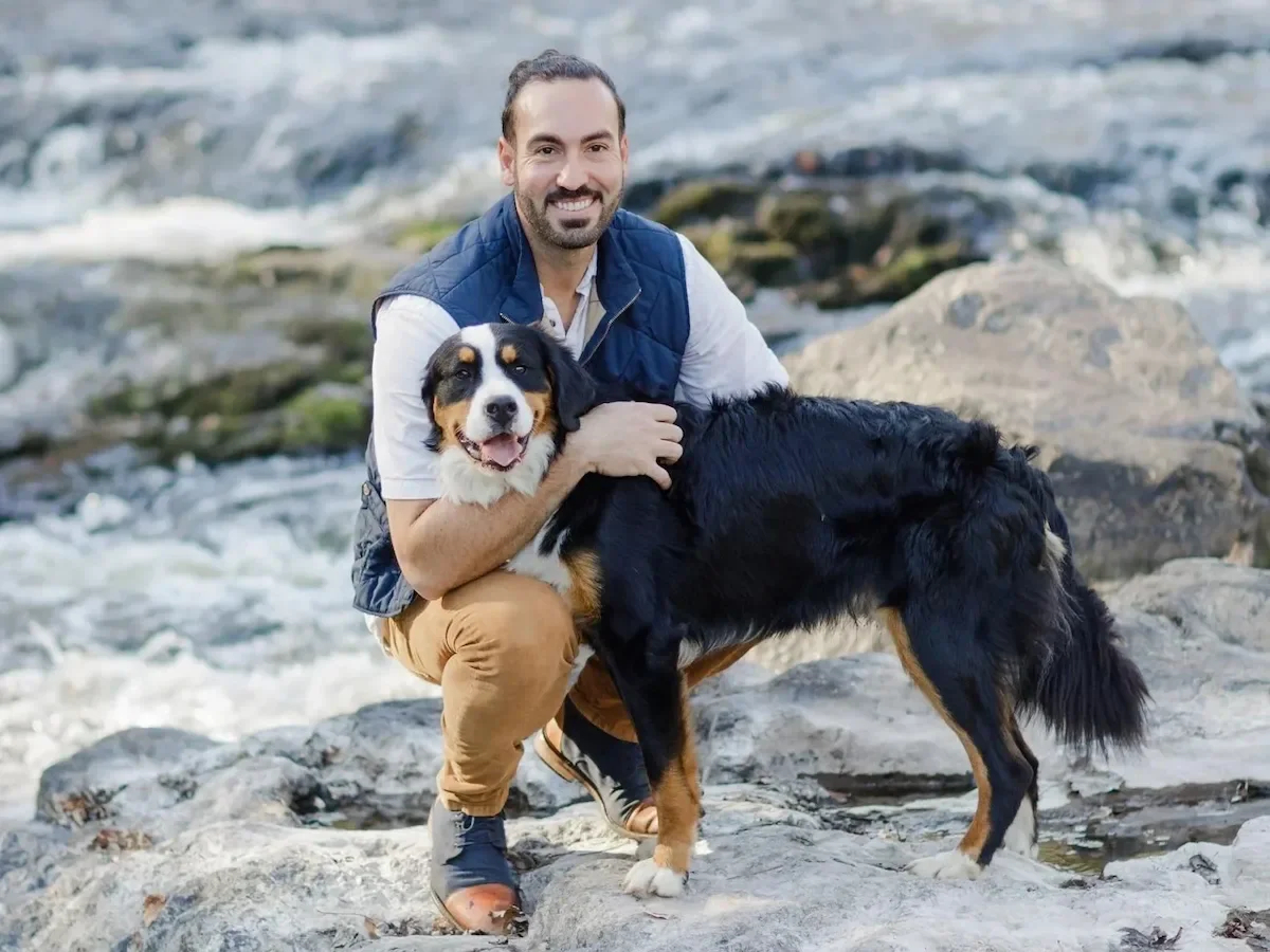 Responsible and reputable Top Doodle Dog Breeder in Midwest and Wisconsin James Stokes with Doodle Parent breed.