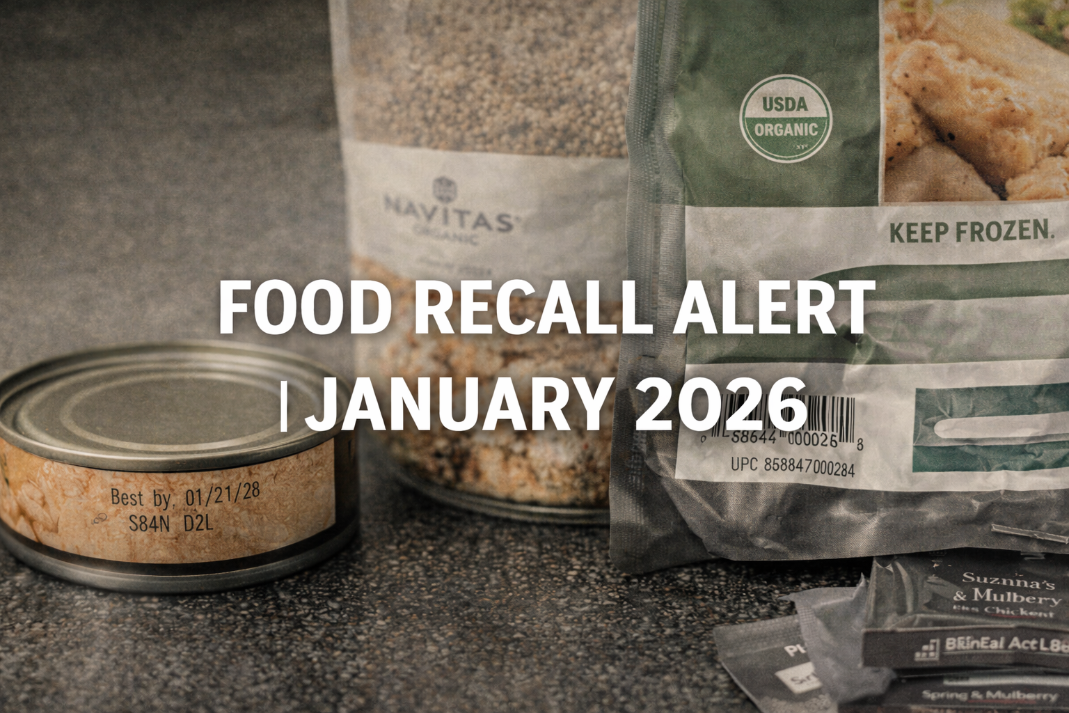 **Food Recall Alert: January 2026 — What You Need to Know Now**