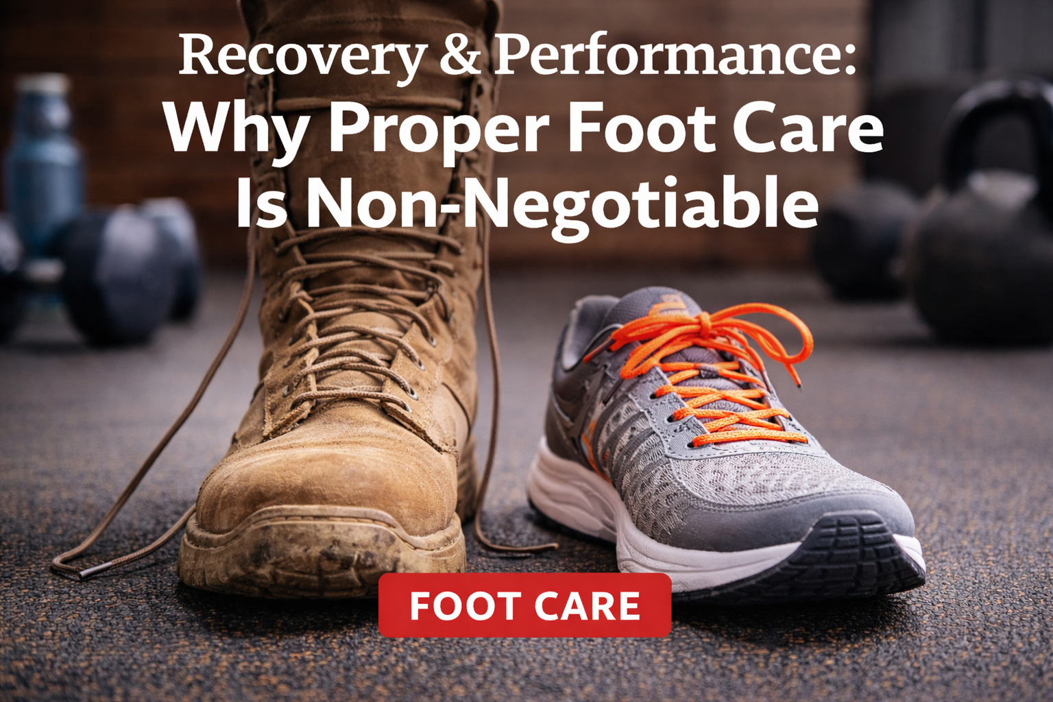 Recovery &amp; Performance: Why Proper Foot Care Is Non-Negotiable