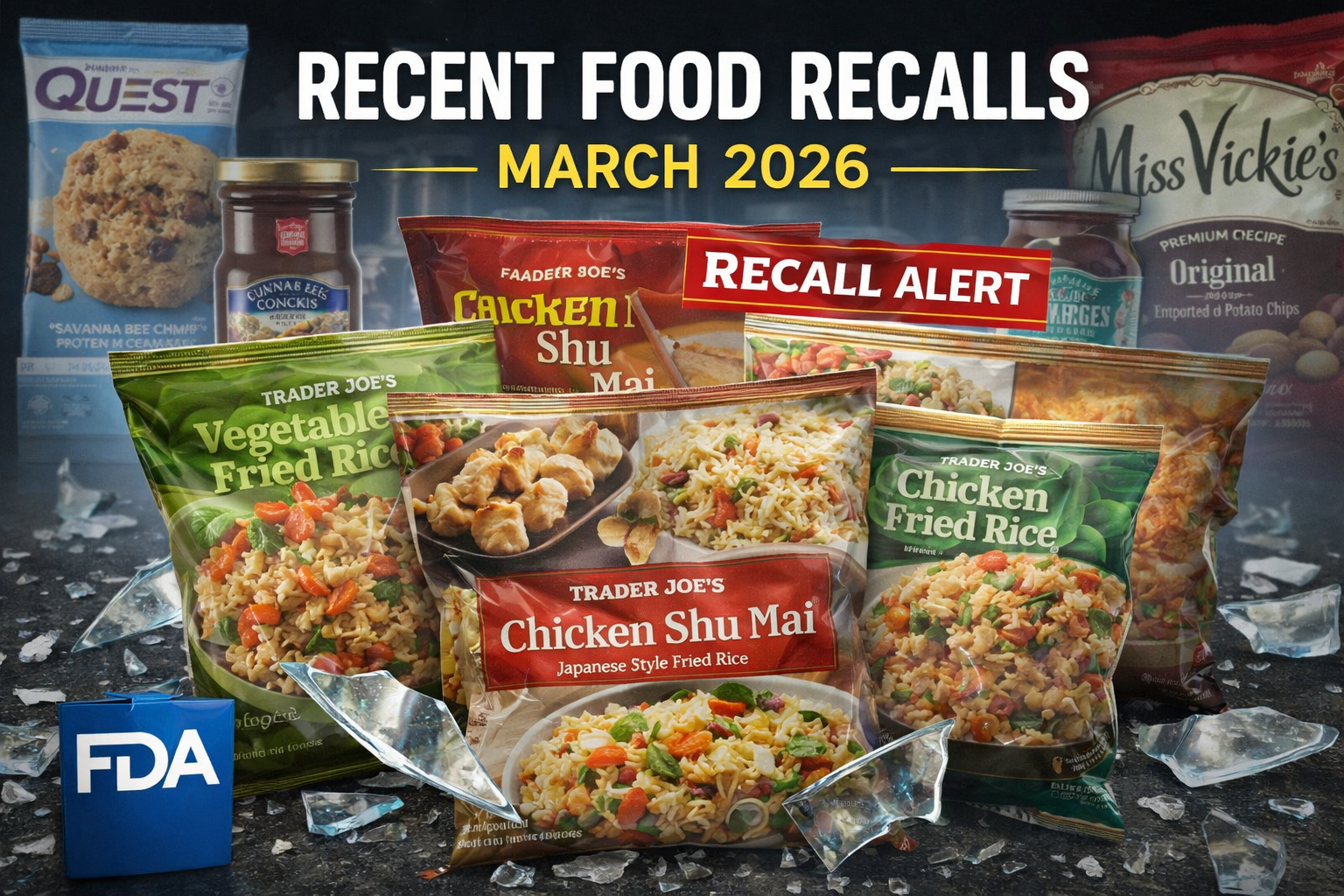🚨 RECENT FOOD RECALLS (MARCH 2026)