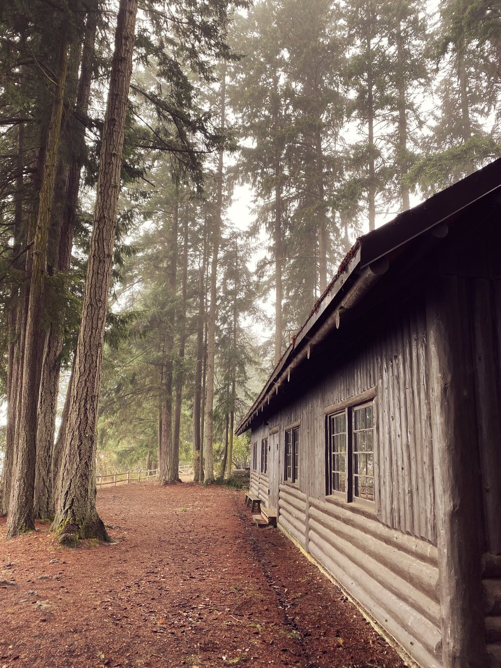 Event Center in the woods at Kitsap Memorial State Park in Washington State