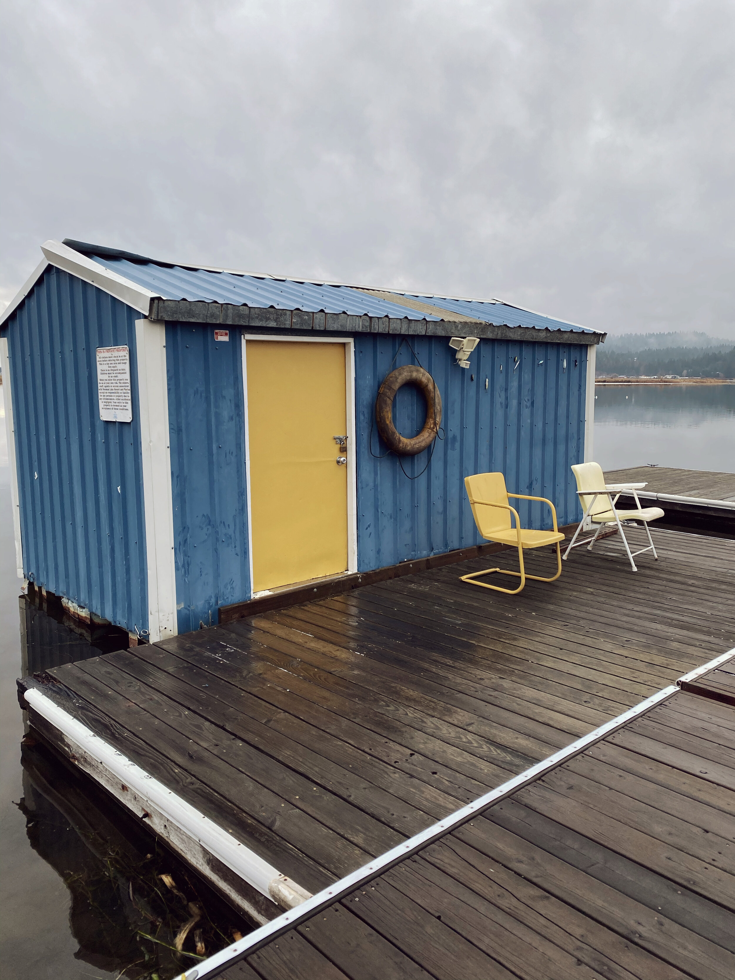 Boat house on Newman Lake (Copy)