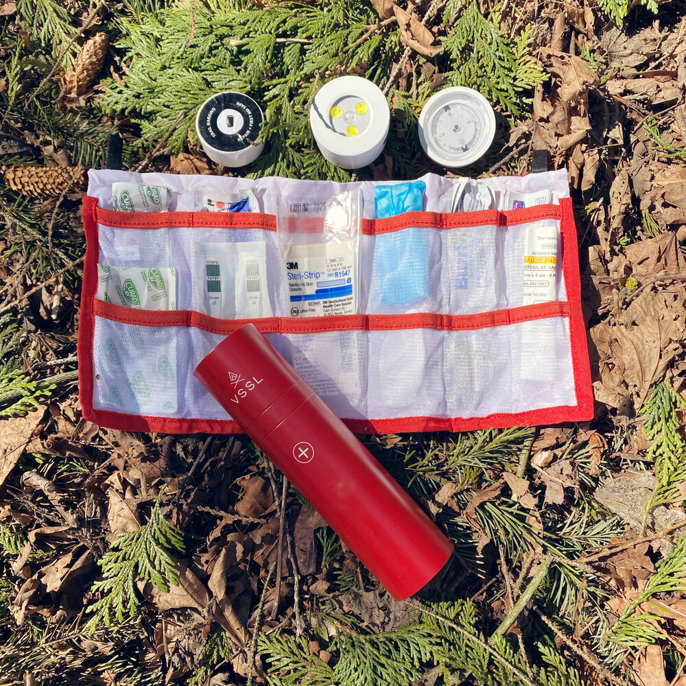 The Interior components of the VSSL First Aid