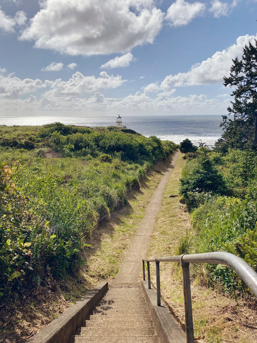 Path down to the Cape Disappointment North Head Lighthouse - Full Park Review