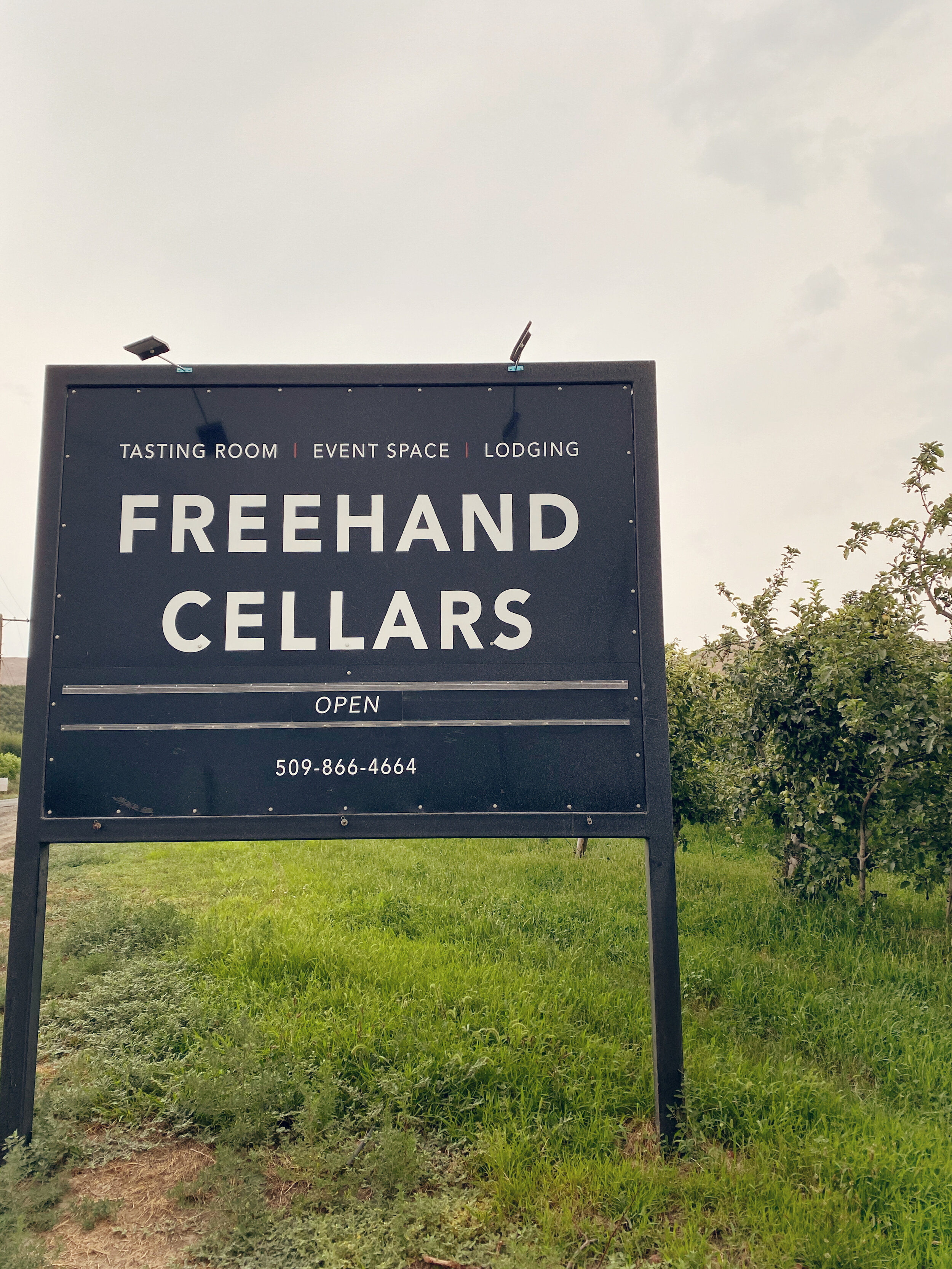 Freehand Cellars in Washington Wine Country Yakima