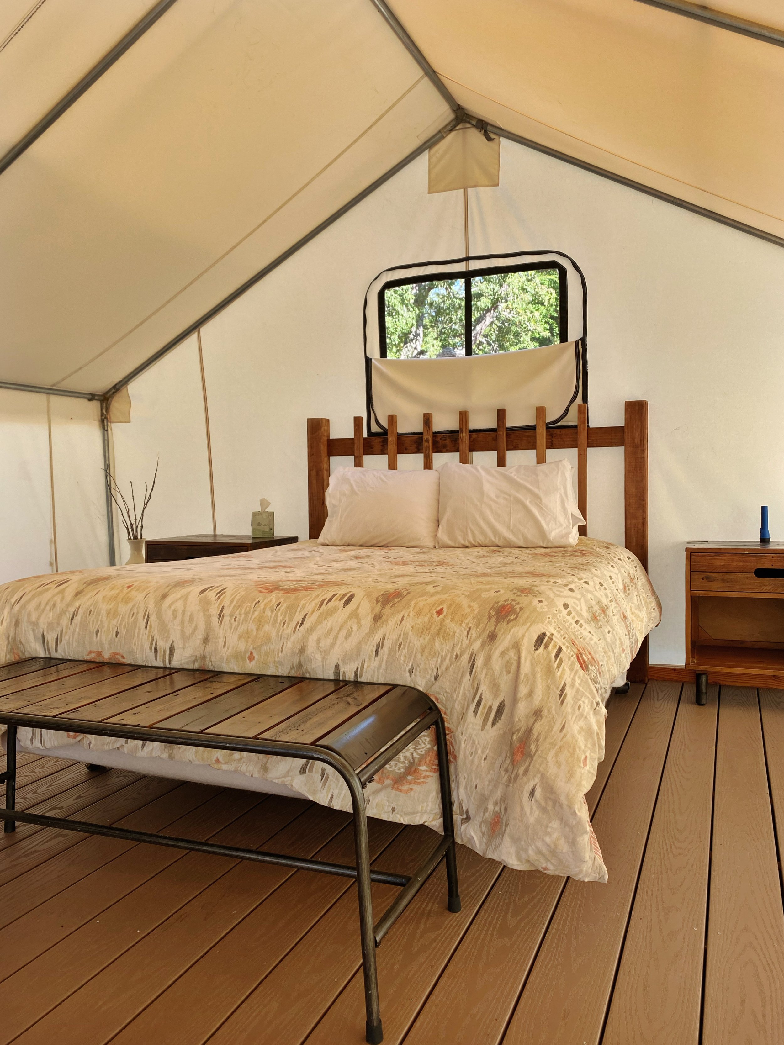 West Beach Resort Orcas Island Glamping Tent Interior