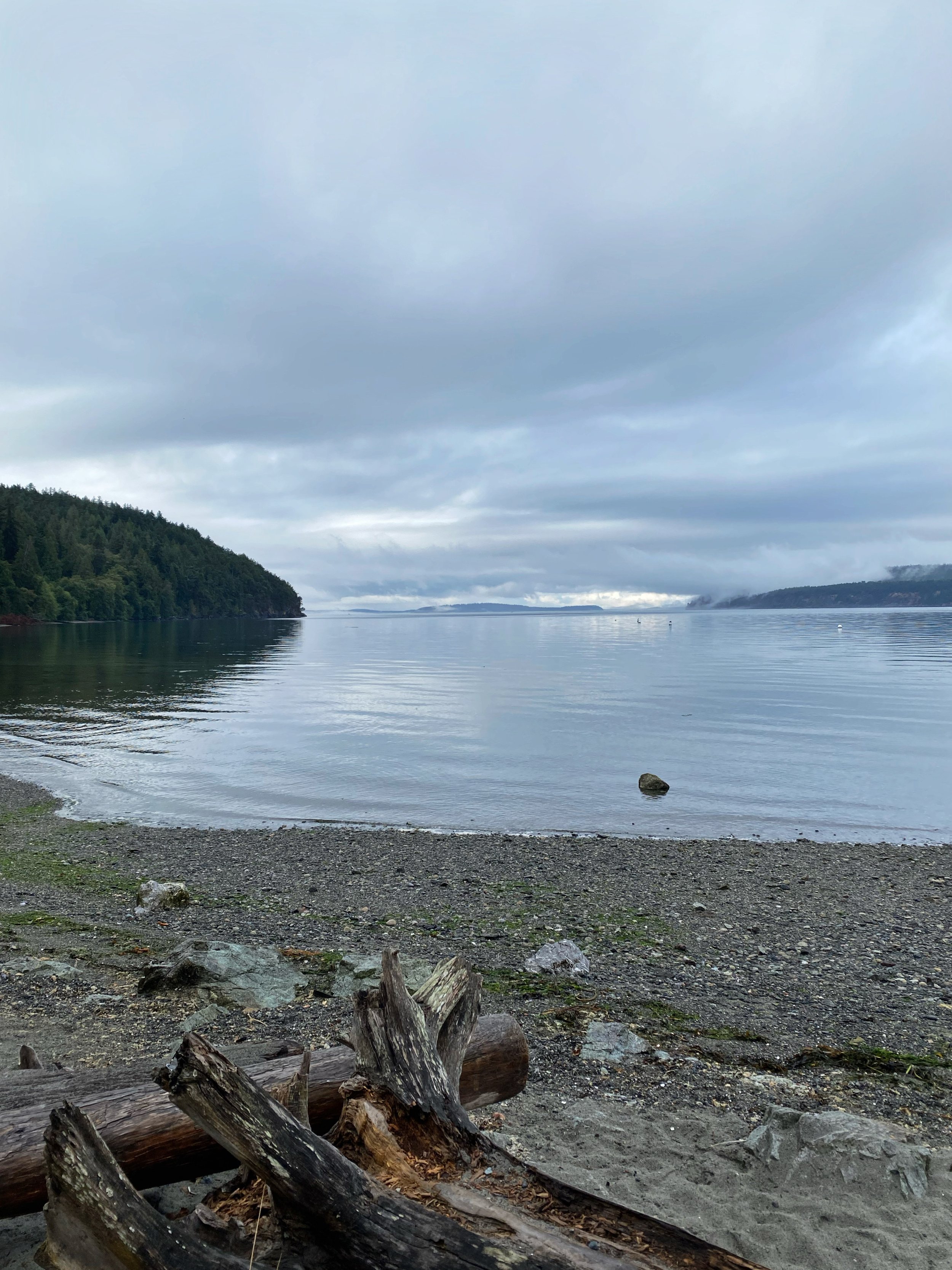Private Beach at West Beach Resort on Orcas Island