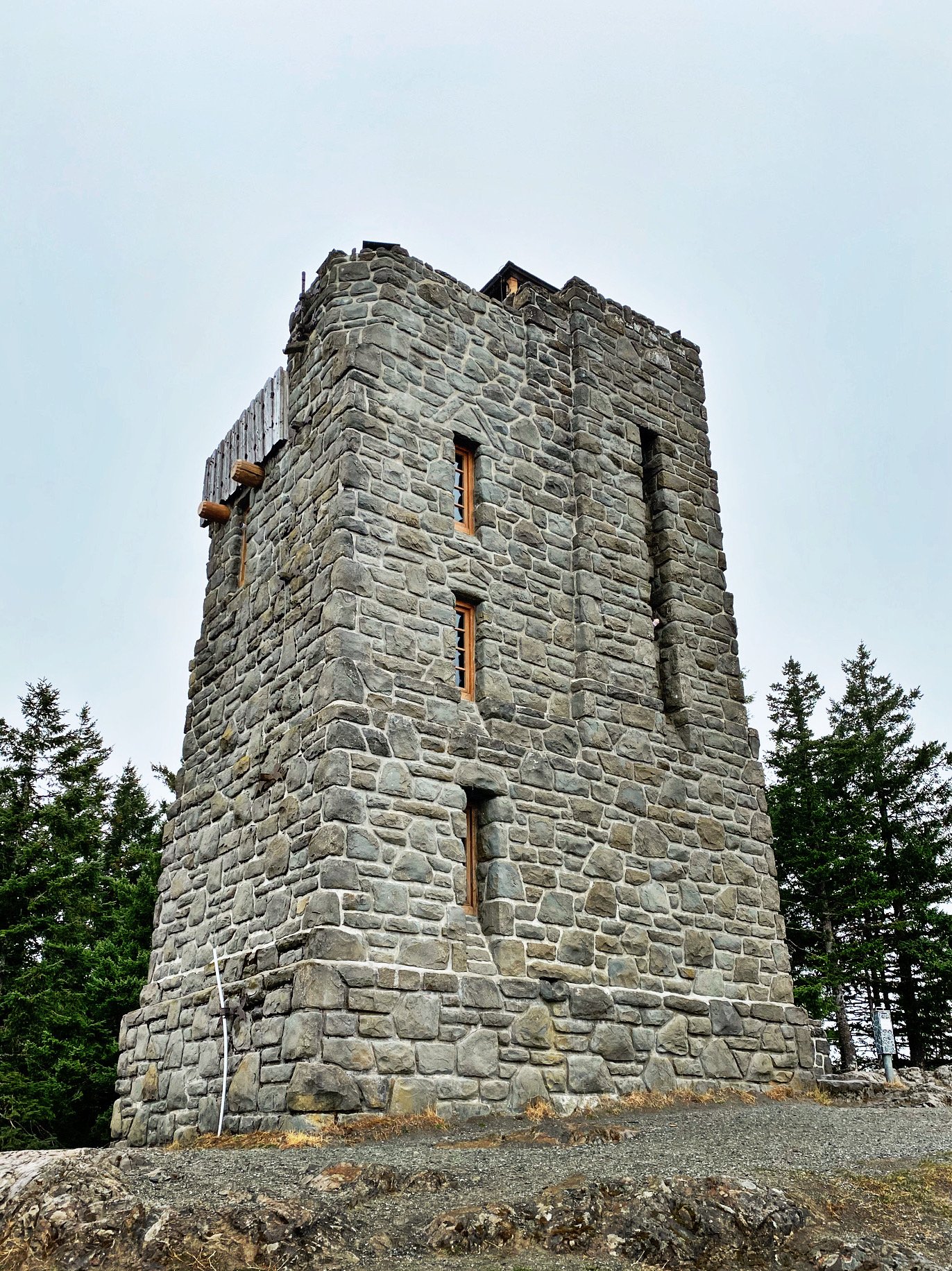 Tower in Moran State Park Orcas Island Mount Constitution