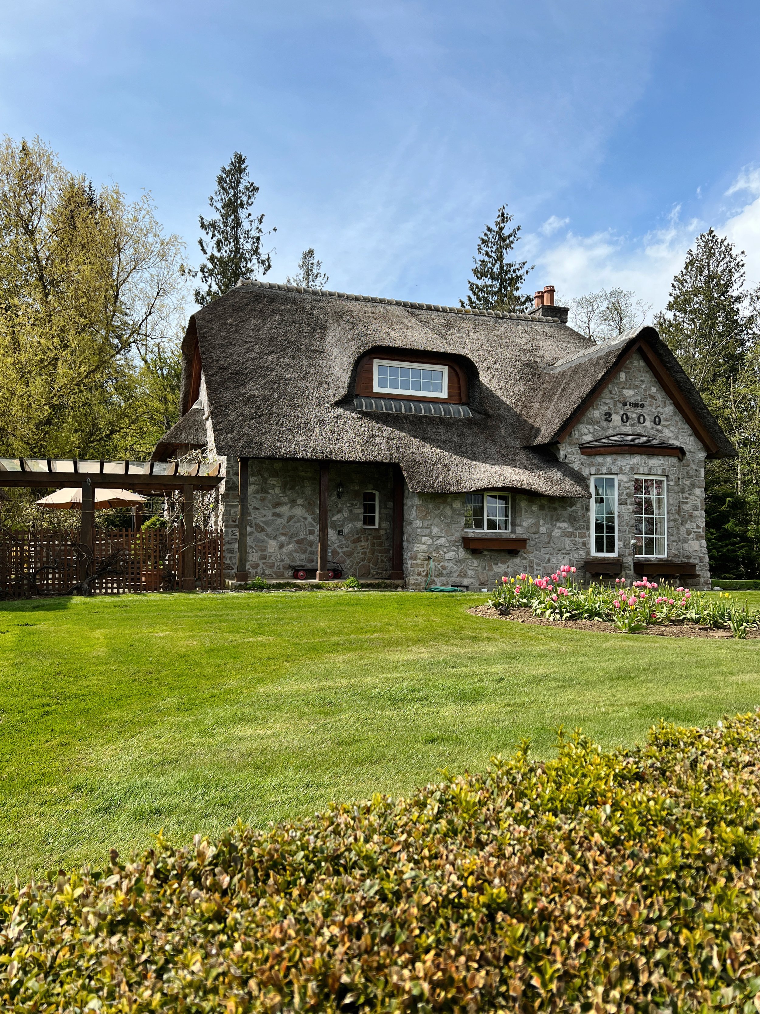 Thatched Roof house in Lynden Washington