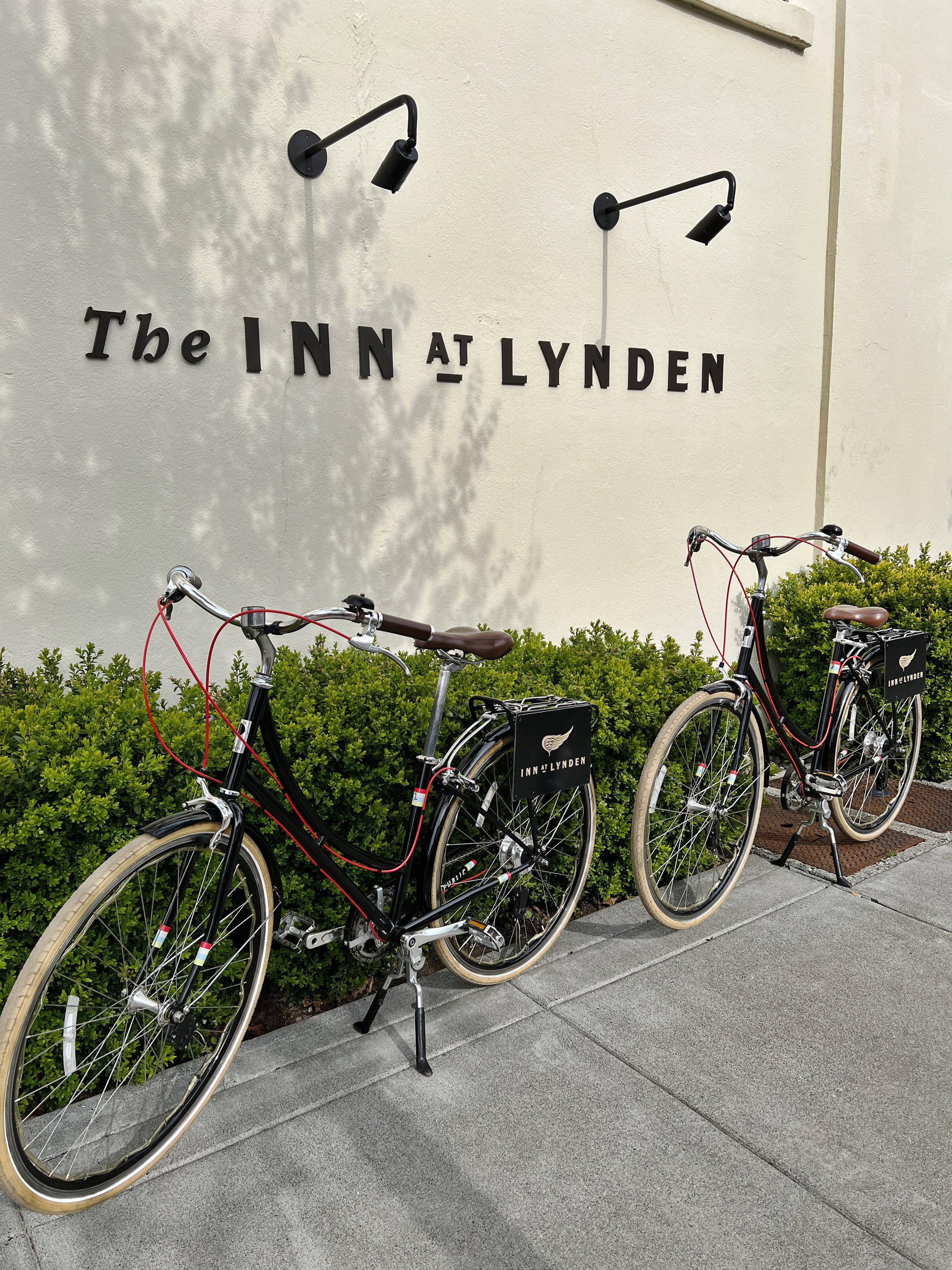 Free bike usage for guests at the Inn at Lynden