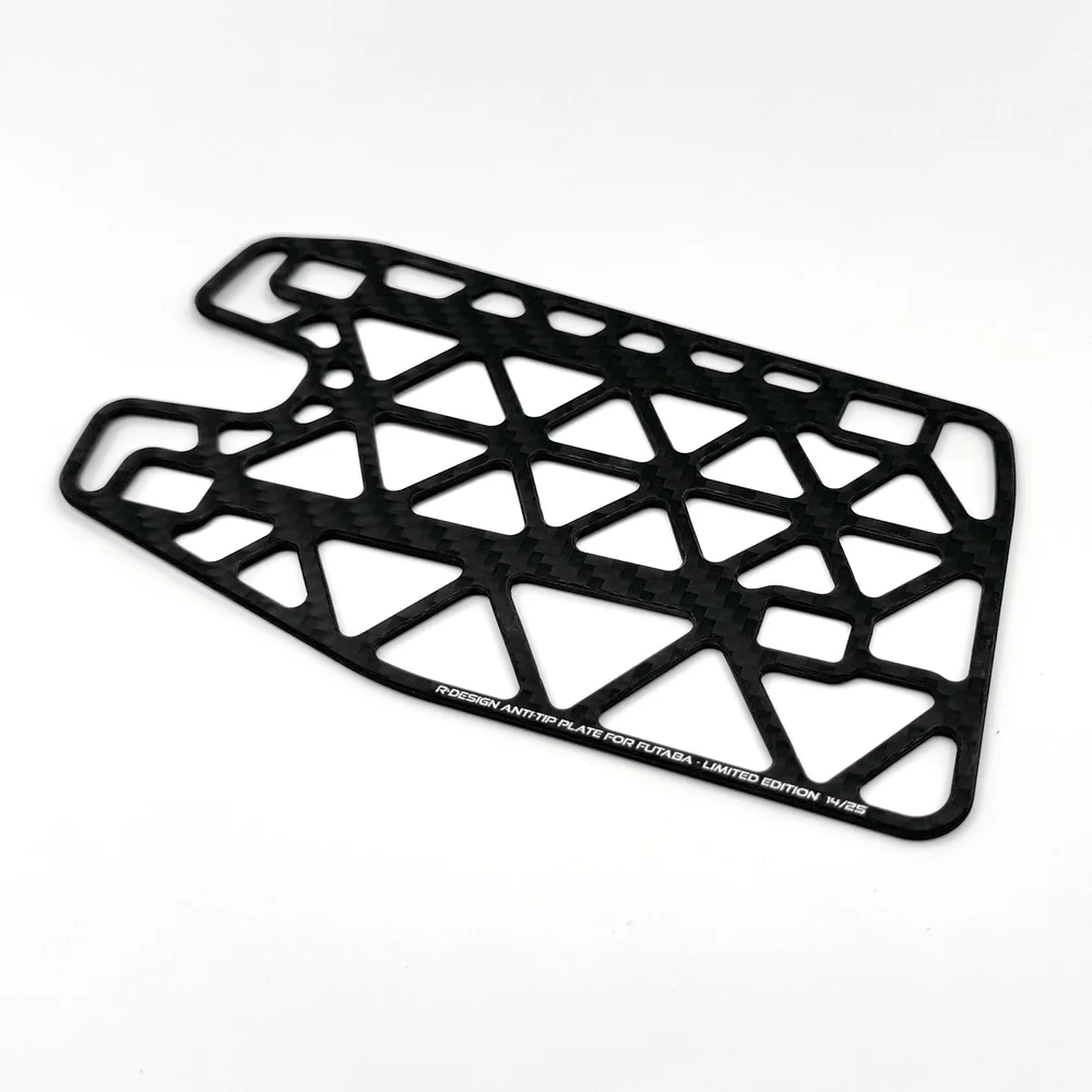 Limited Edition Anti-Tip Plate for Futaba 10PX, 7PXR, 7PX