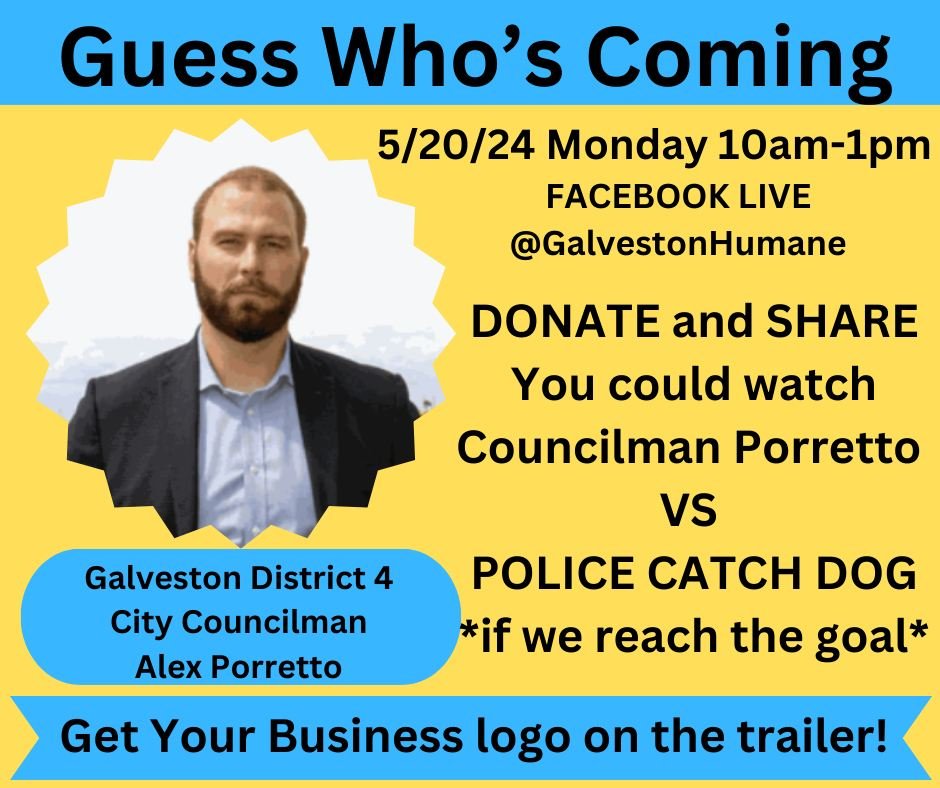 Counting down the hours! Guess who is coming to help...
Alexander Porretto 
Lets see how fast you can donate and how quick he can run! 
Share and Donate to our Fundraiser here: 
https://www.facebook.com/donate/737824125188117/905662764939472