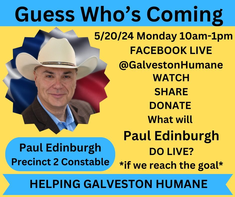 Counting down the hours! Guess who is coming to help...
Paul Edinburgh 
Share and Donate to our Fundraiser here: 
https://www.facebook.com/donate/737824125188117/905662764939472