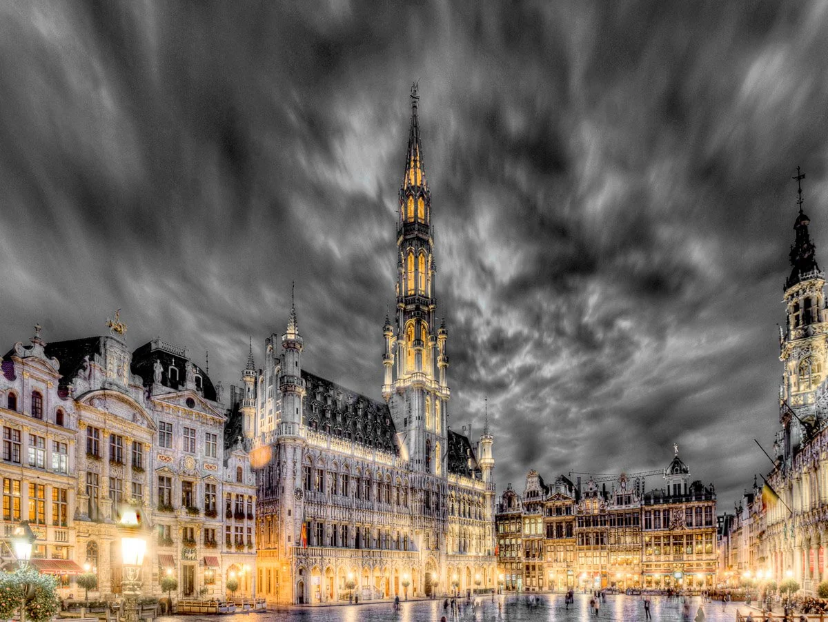 Photo HDR de la grand place de Bruxelles par Paul Marnef, photographe professionnel