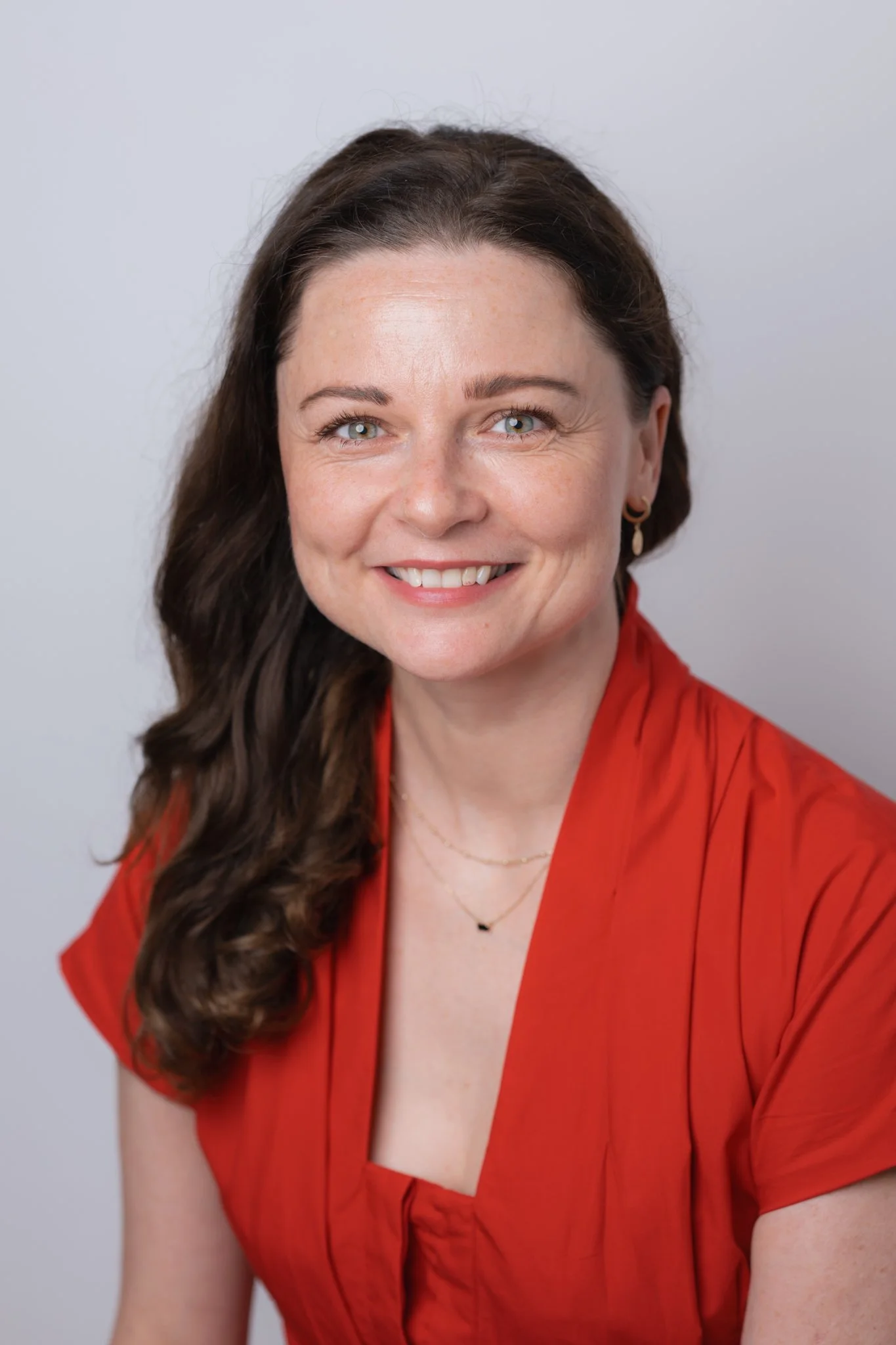 Professional portrait of a woman working for an international organization