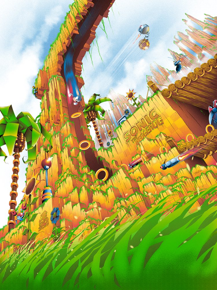 Sonic The Hedgehog Artwork Gallery