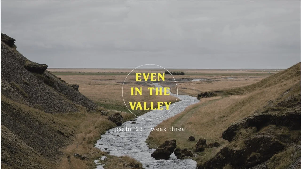 Even in The Valley // Psalm 23 - Part 3 // The Lord Provides In Our Lack