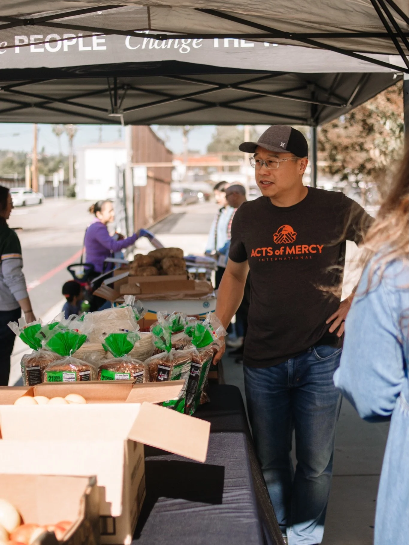 Here are a few snapshots from the Food Pantry our church got to take part in a few weeks ago!