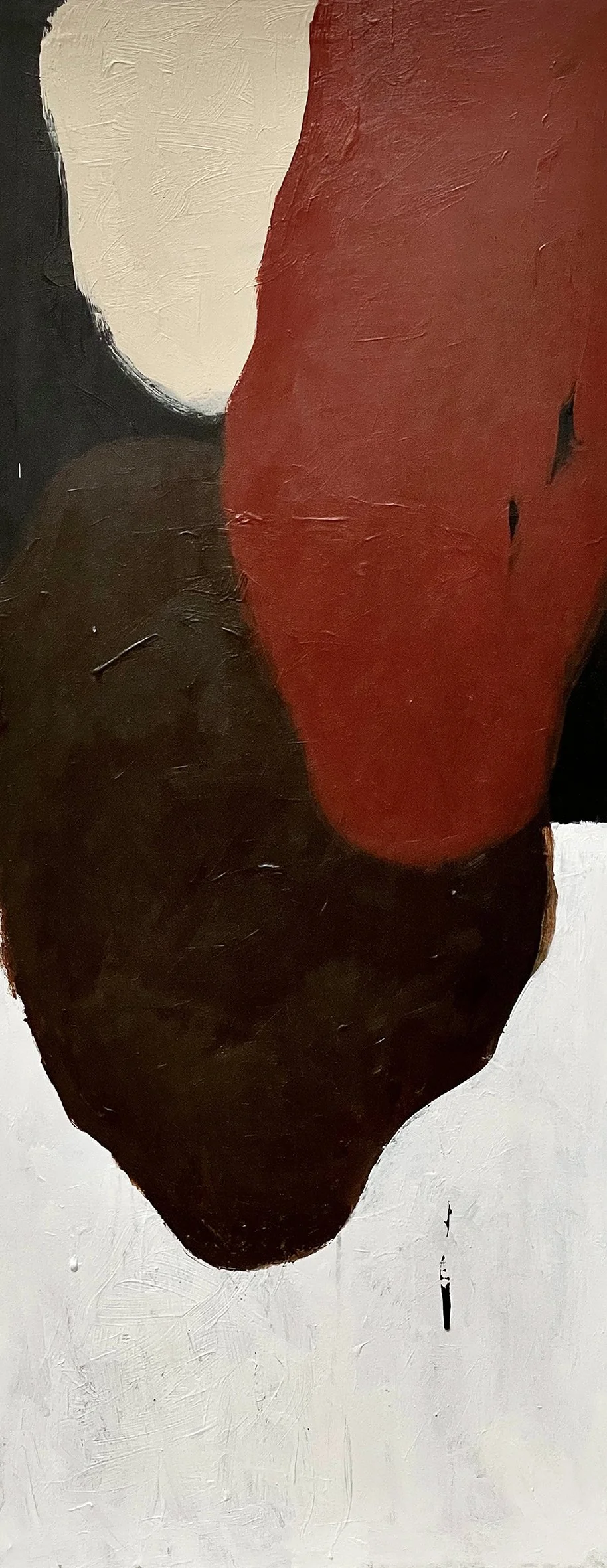 Overture Series 1, 2021, acrylic on canvas, 154 x 64cm