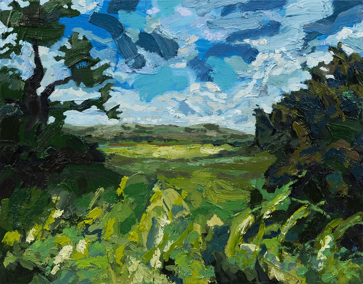 003 - GHands - Walking to The Long Man of Wilmington II 2026 (40.5x50cm) oil on cradled board copy.jpg